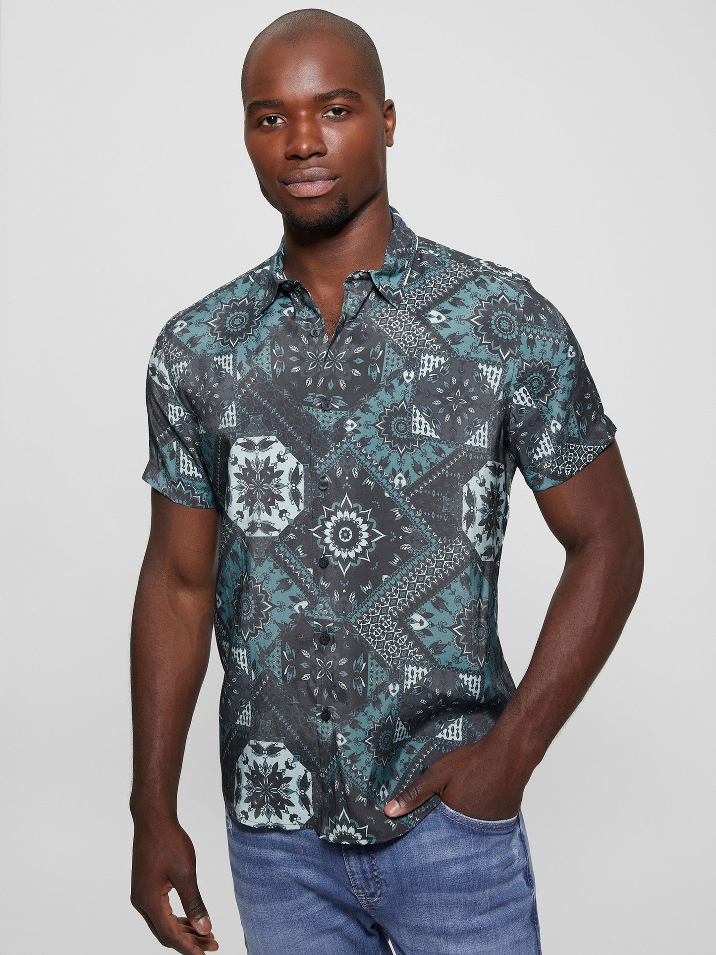 SS ECO SANDWASH SHASHIKO SHIRT