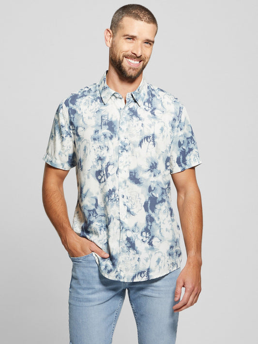 SS WAYCO SATEEN FLORAL SHIRT