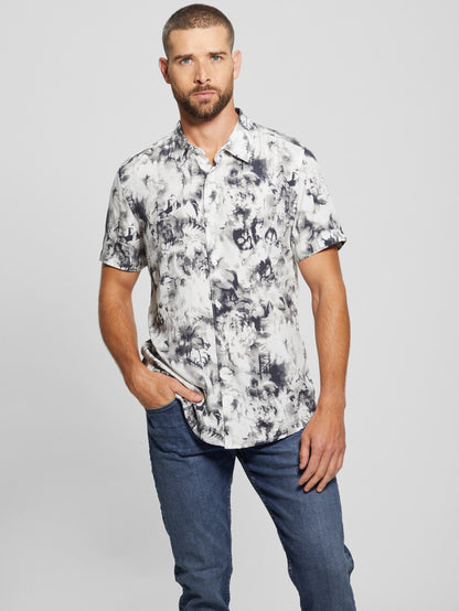 SS WAYCO SATEEN FLORAL SHIRT