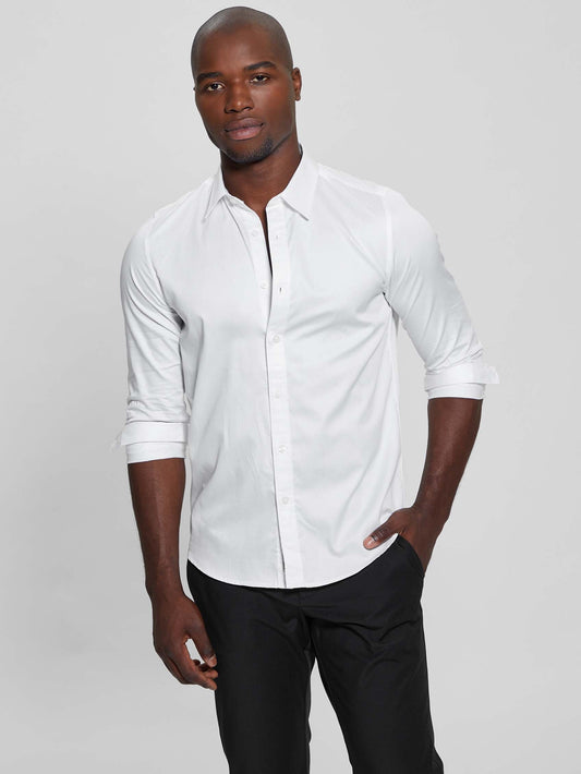 LS SILKY POPLIN SHIRT