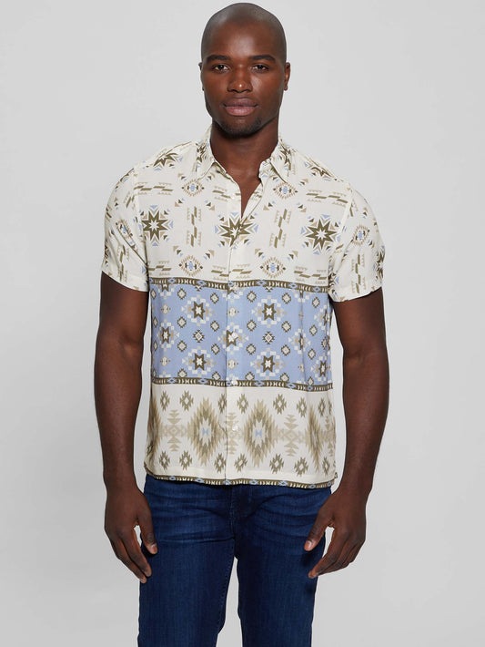 SS ECO RAYON SANTA FE SHIRT