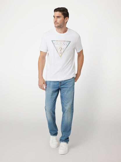 SS CN MULTICOL TRIANGLE TEE