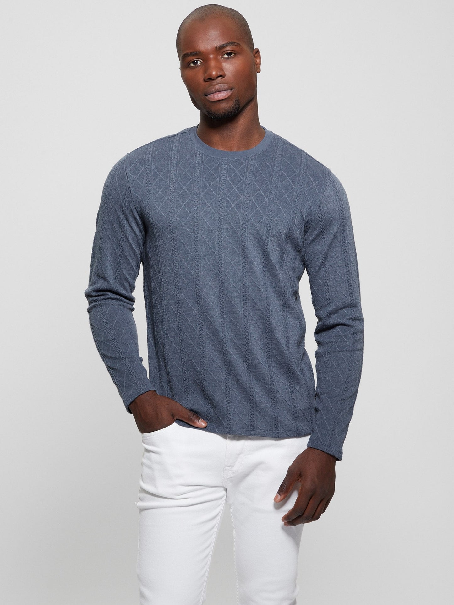 LS CRUISE TEXTURED KNIT