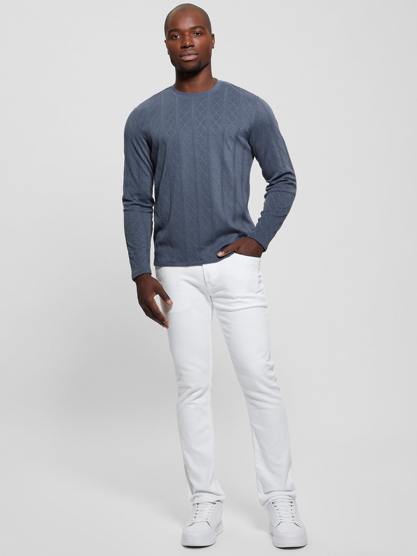 LS CRUISE TEXTURED KNIT