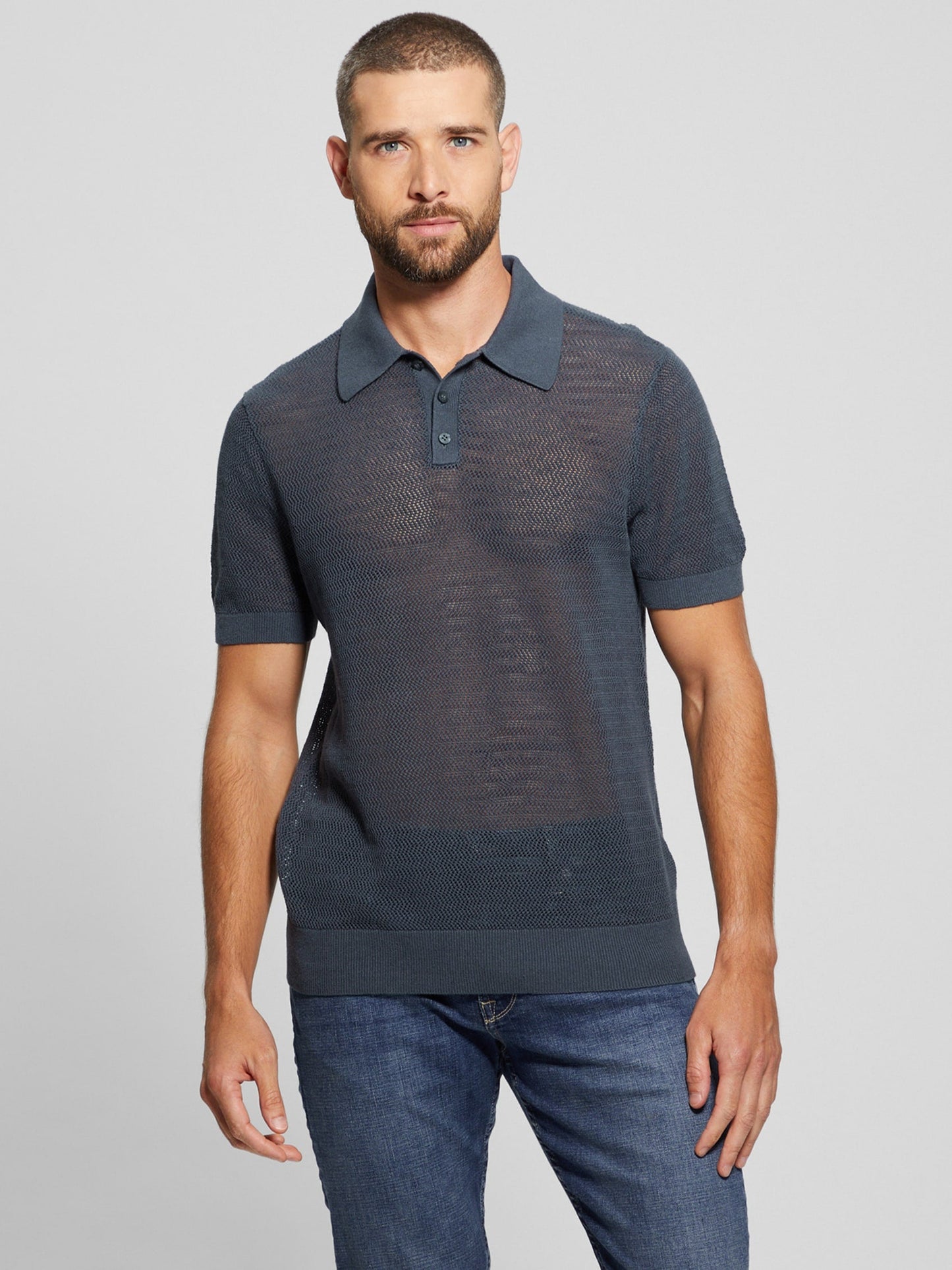 SS OPEN HERRINGBONE ERIC POLO