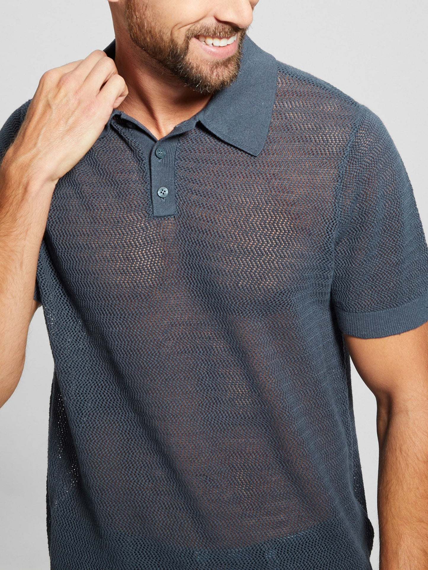 SS OPEN HERRINGBONE ERIC POLO