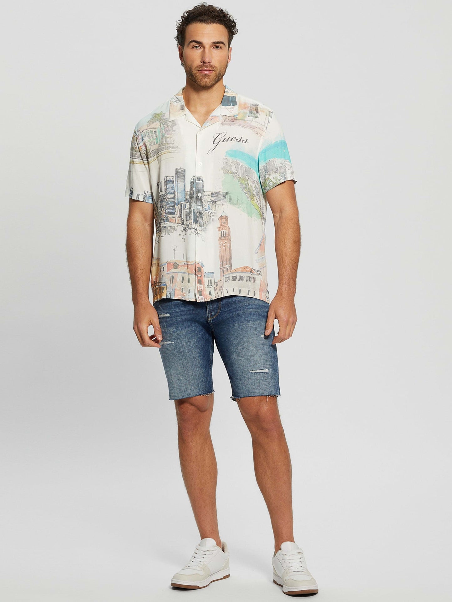 SS ECO RAYON RIVIERA SHIRT