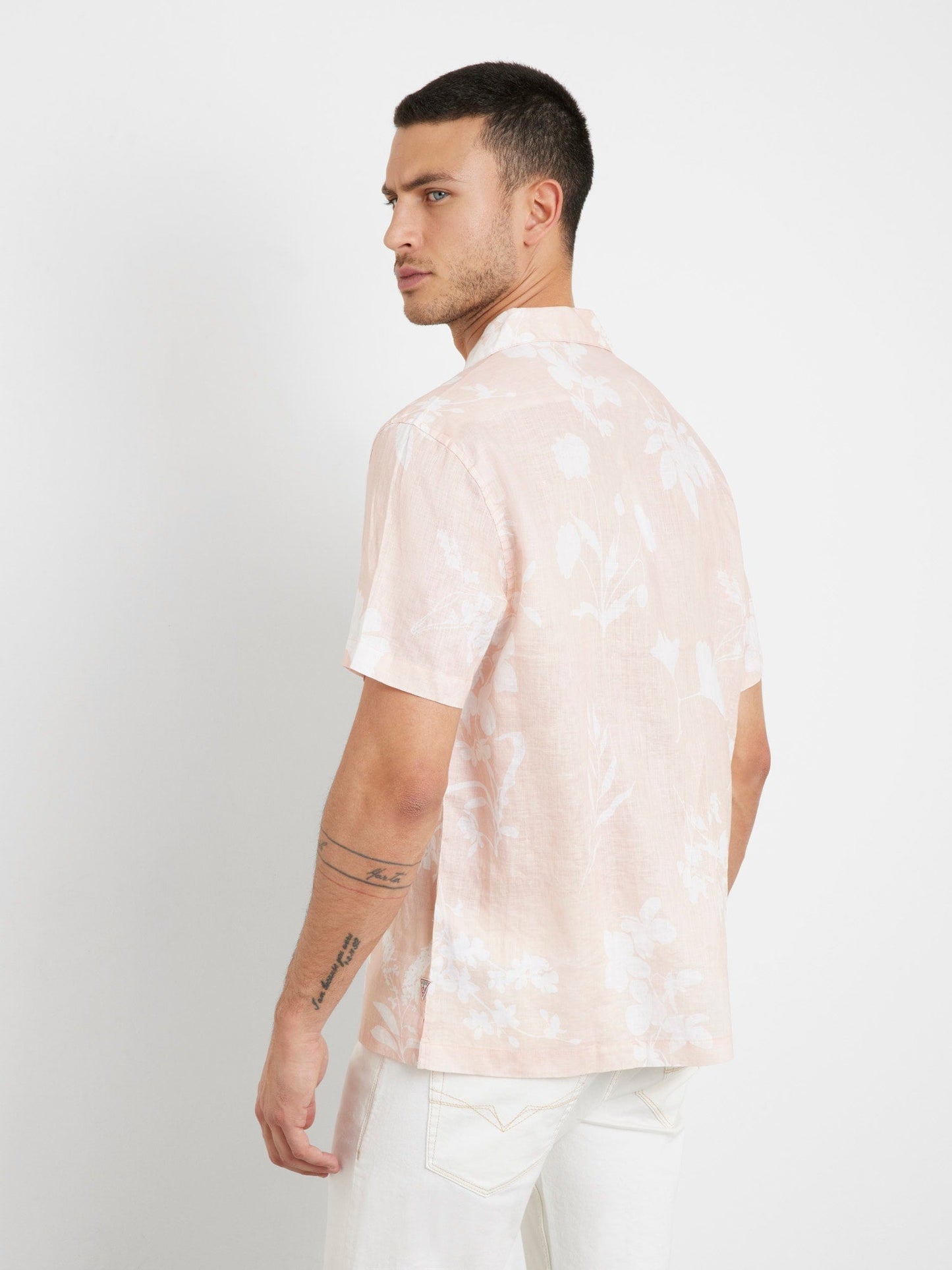 SS ISLAND LINEN CUTOUT SHIRT