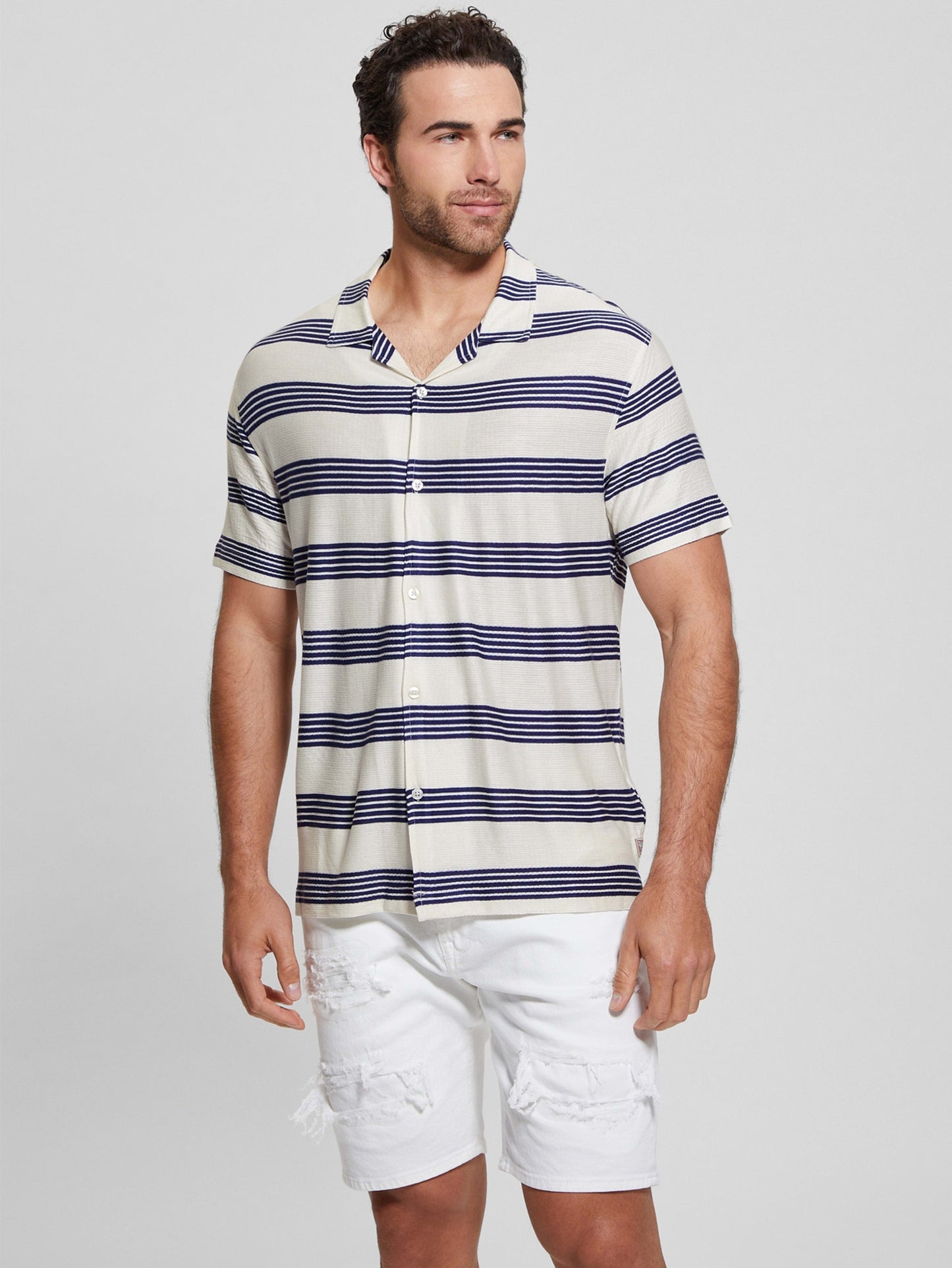 SS ZUMA STRIPE KNIT SHIRT