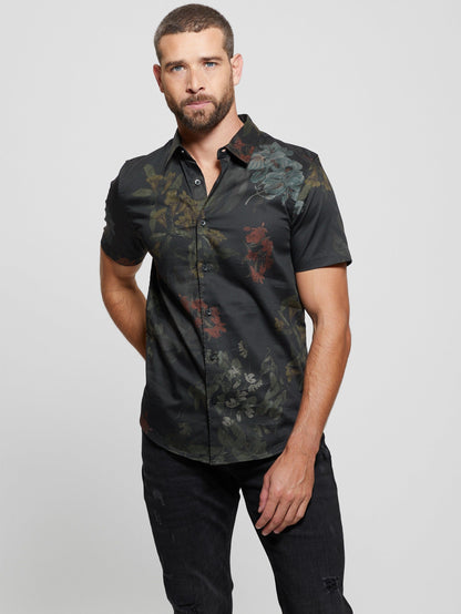 SS LUXE DARK FLORAL SHIRT