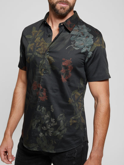 SS LUXE DARK FLORAL SHIRT