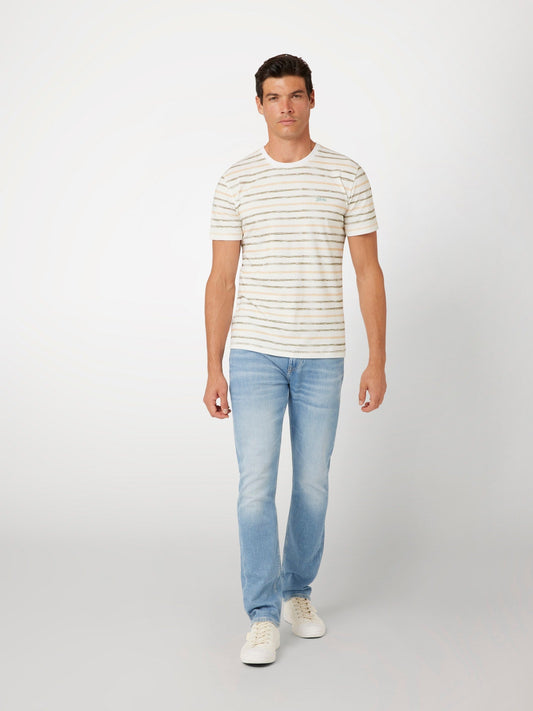 SS CN STRIPED TEE