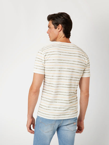 SS CN STRIPED TEE