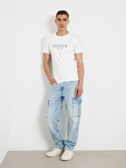 SS CN GUESS IRIDESCENT TEE