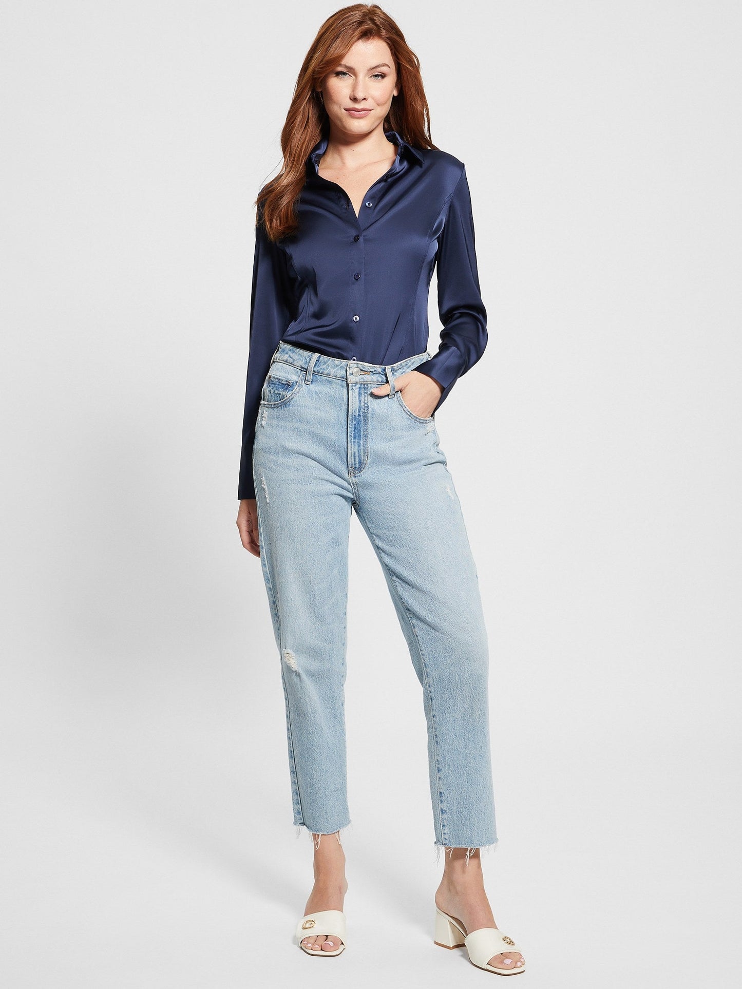 LS FERNANDA CORSET SHIRT