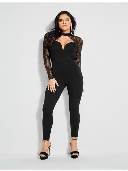 LS ANGIE LACE JUMPSUIT